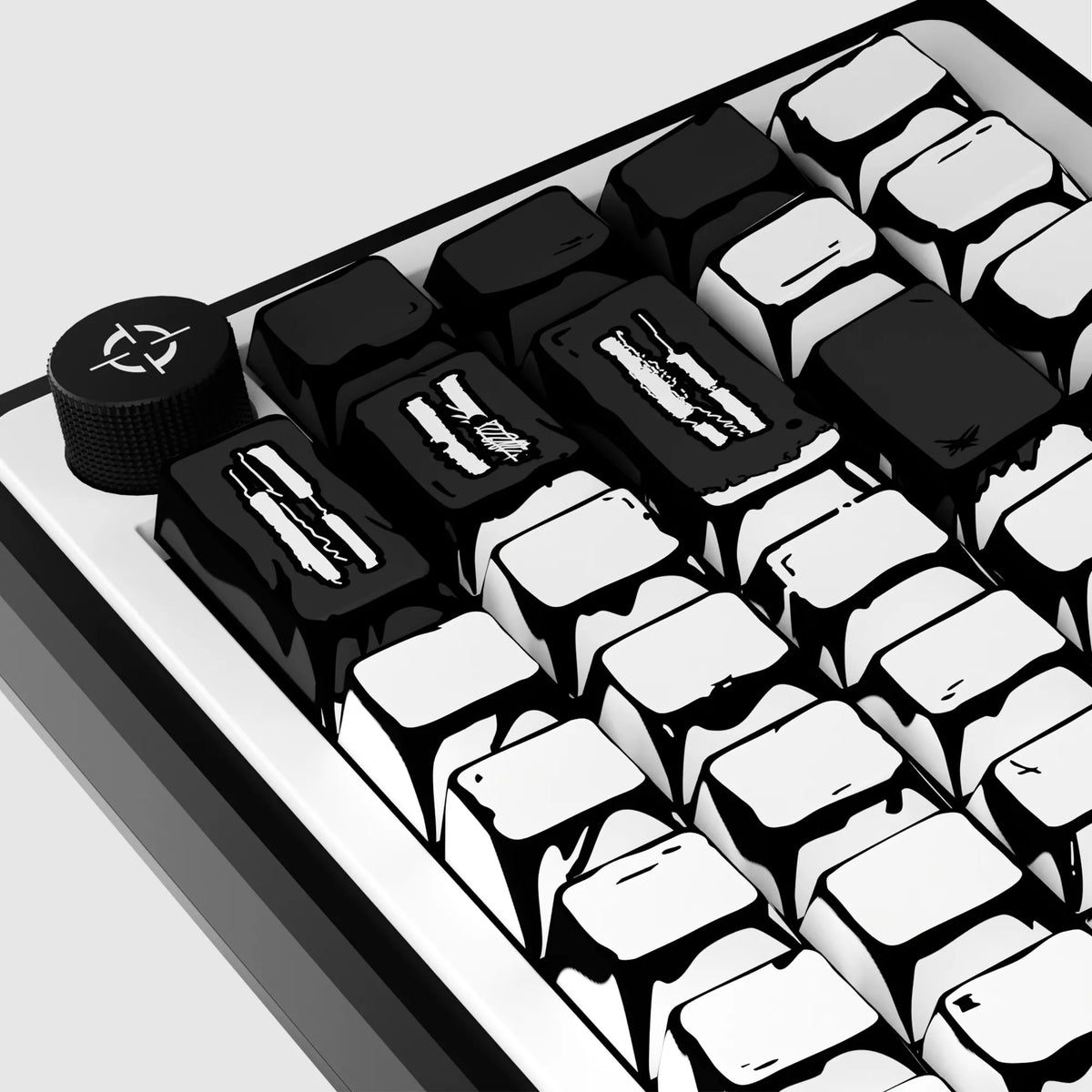 Tryhard Keyboard Clavier Magnétique 65% Celshading Blanc - 8000Hz | Tryhard